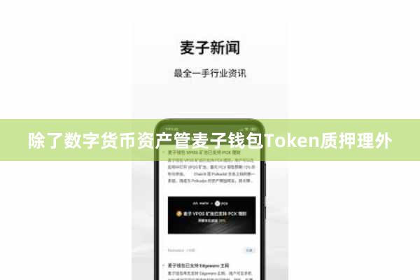 除了数字货币资产管麦子钱包Token质押理外